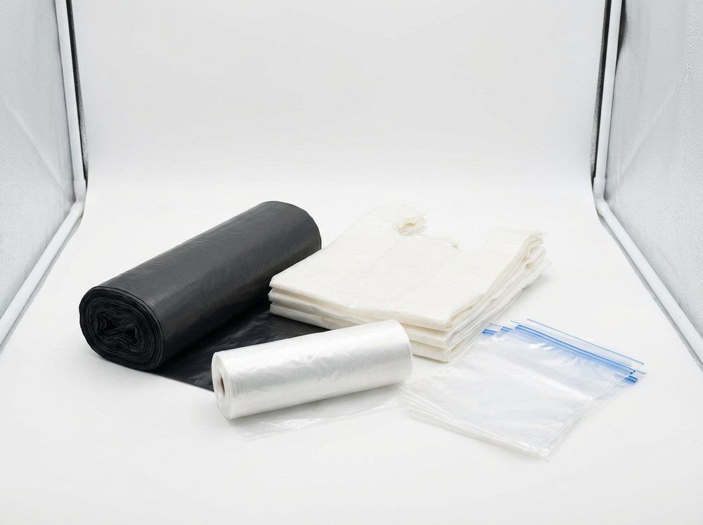 Bolsas de plástico reciclado y compostable